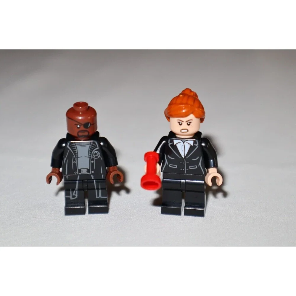 Nick Fury Pepper Potts Platform/Stage 76216 Infinity Saga LEGO Marvel Minifigure
